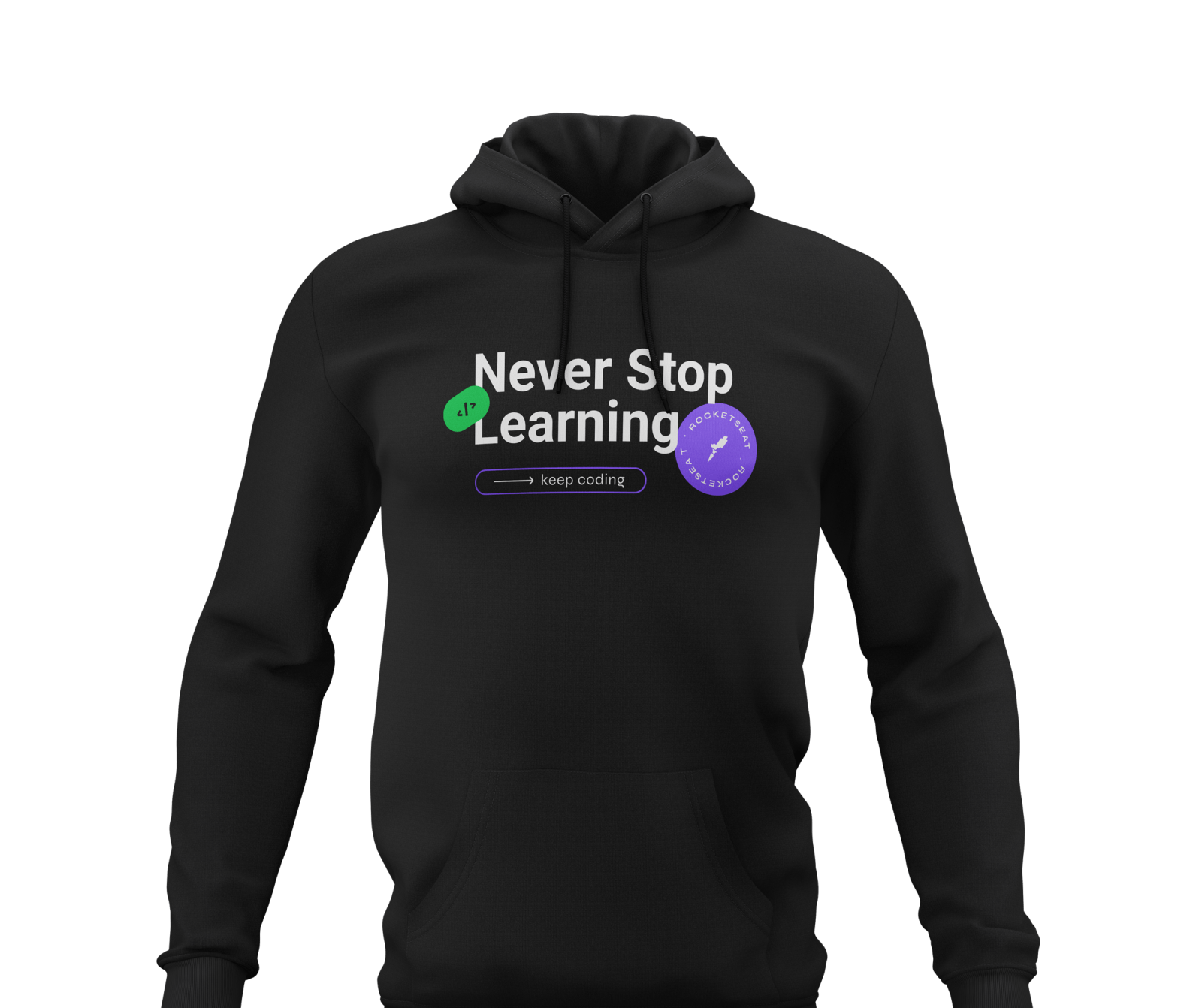 Moletom Never Stop Learning